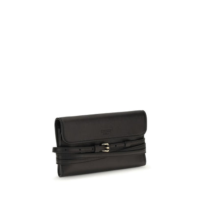 Black Goatskin Shoulder Bag