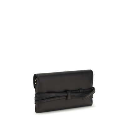 Black Goatskin Shoulder Bag