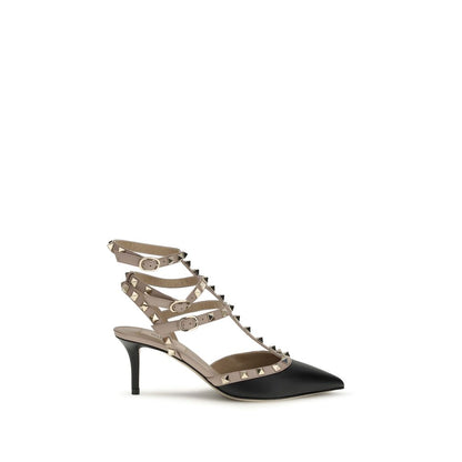 Black Calf Leather Bos Taurus High Heel Pumps