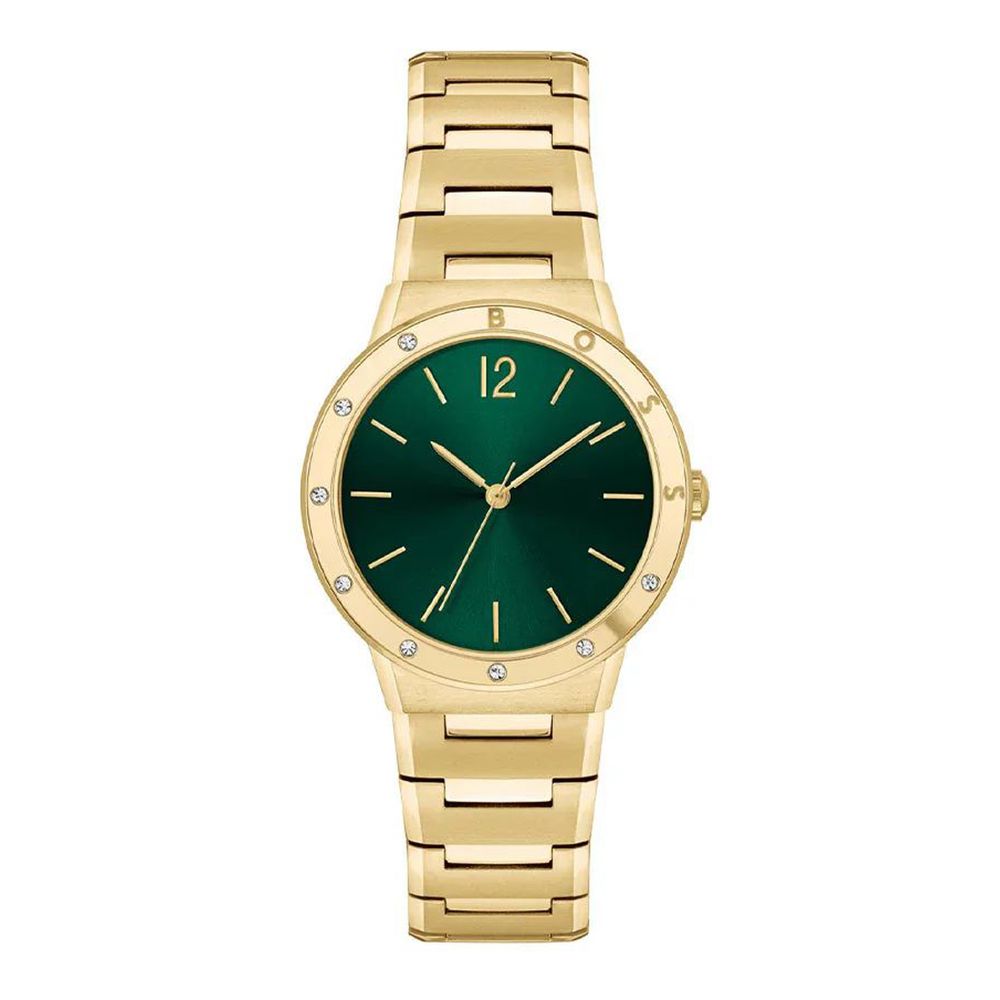 Gold Stainless Steel Dress Watch