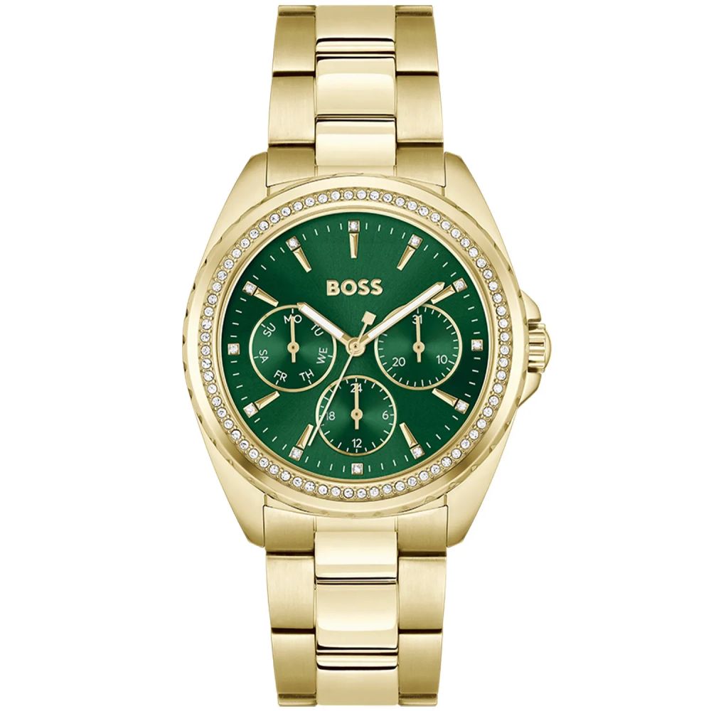 Gold Stainless Steel Dress Watch
