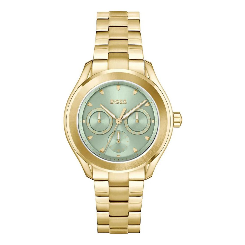 Gold Stainless Steel Dress Watch