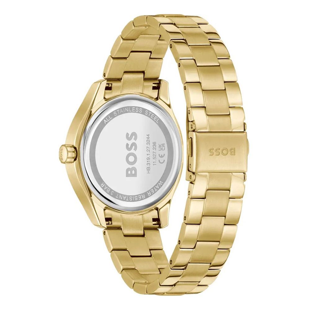 Gold Stainless Steel Dress Watch