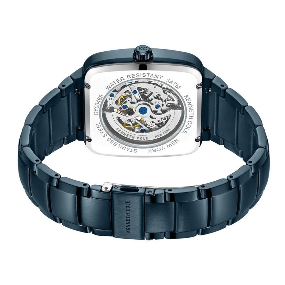 Blue Stainless Steel Bracelet Watch