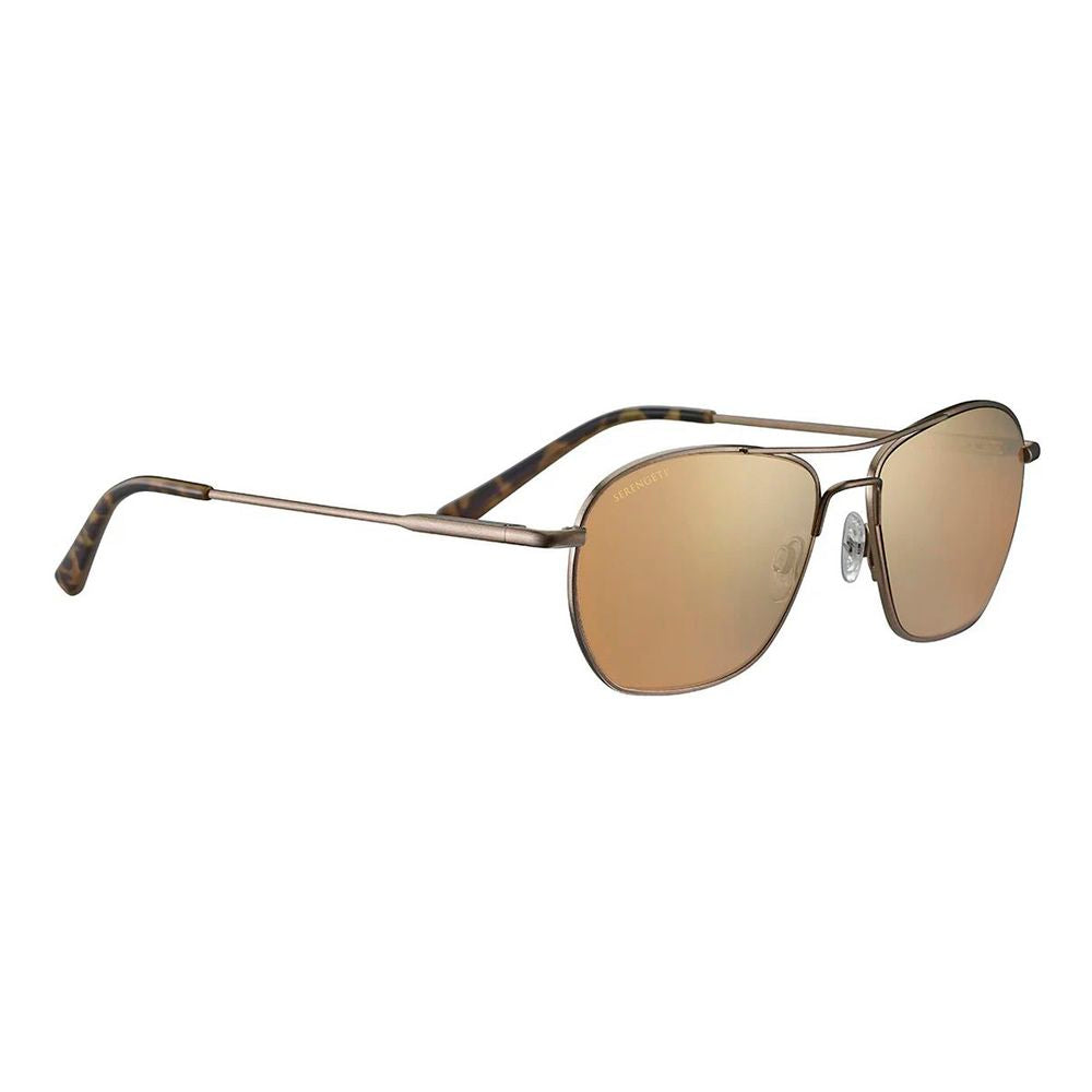 Brown Metal Sunglasses