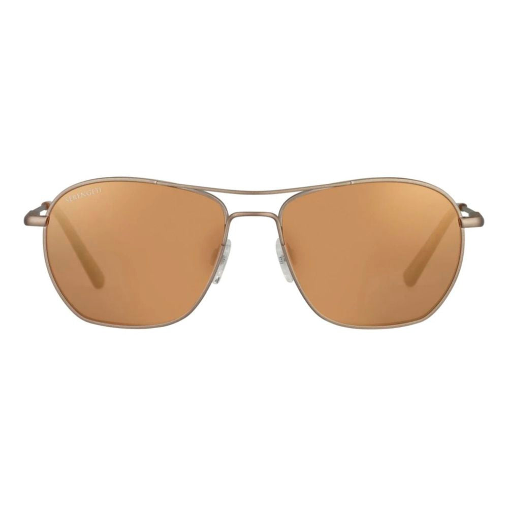 Brown Metal Sunglasses