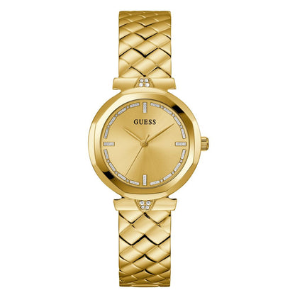 Gold Stainless Steel Dress Watch