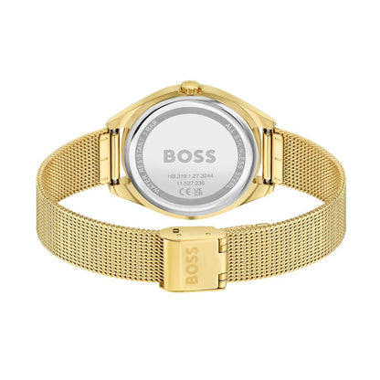 Gold Stainless Steel Dress Watch