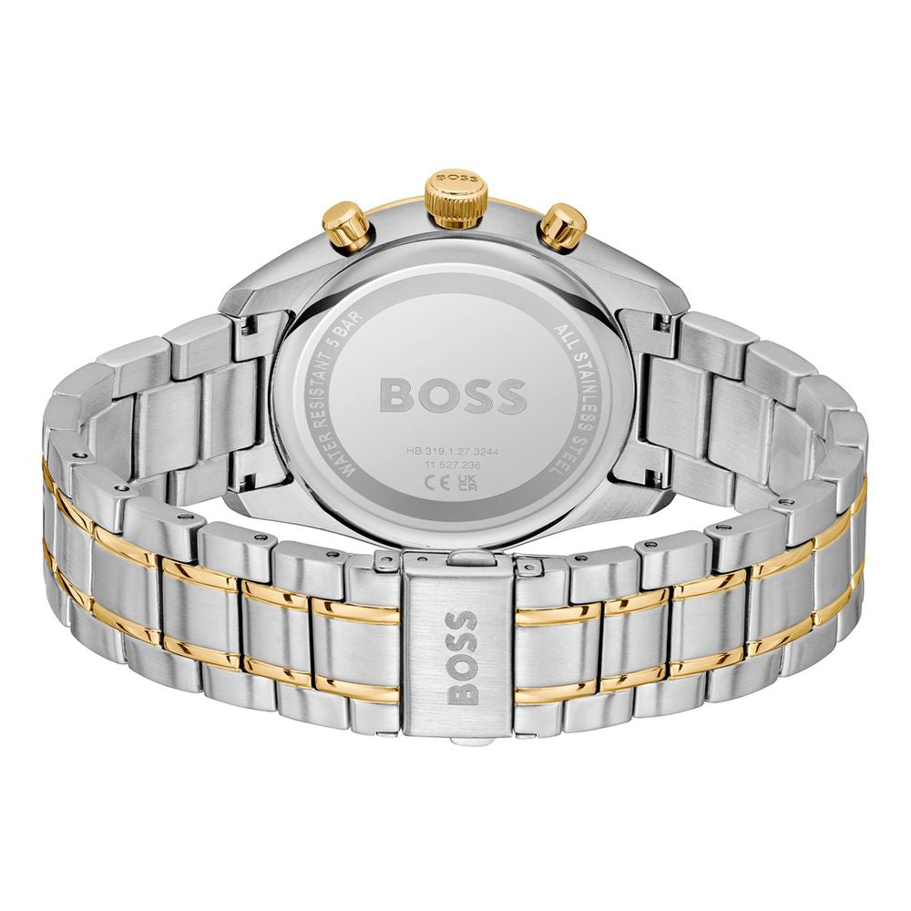 Gray Stainless Steel Dress Watch