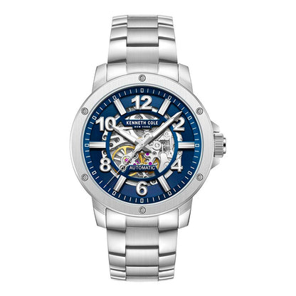 Gray Stainless Steel Dress Watch