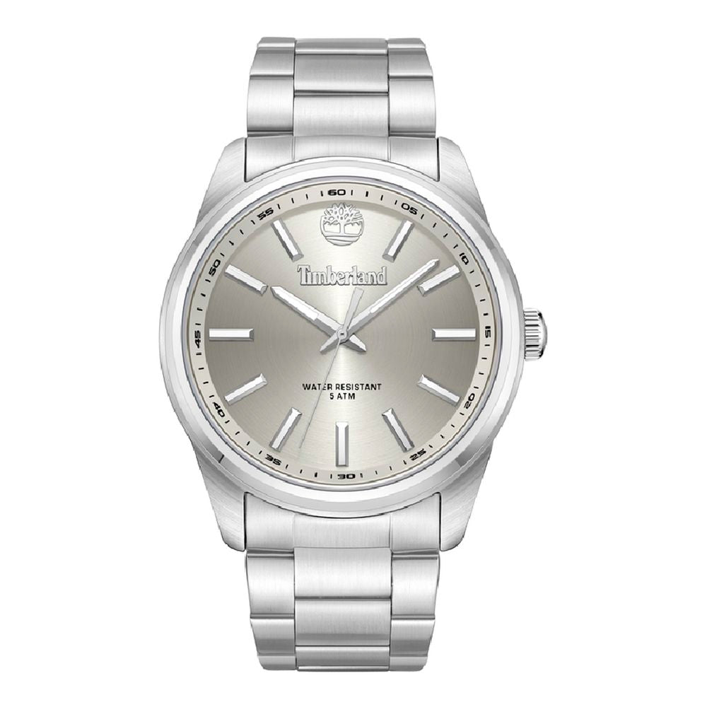 Gray Stainless Steel Dress Watch