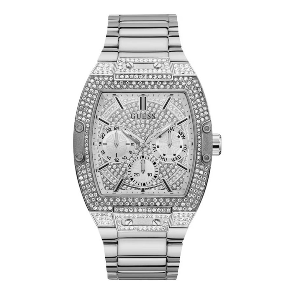 Gray Stainless Steel Dress Watch