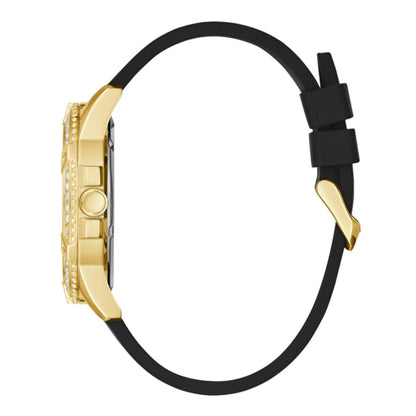 Black Synthetic Bracelet Watch