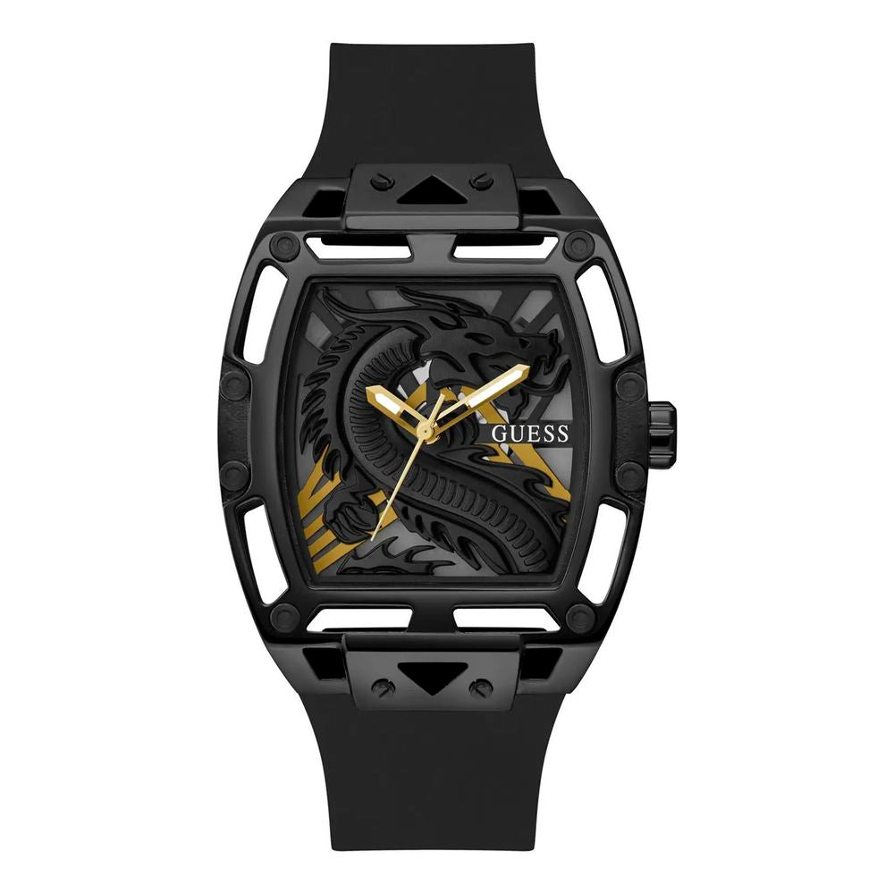 Black Synthetic Dress Watch