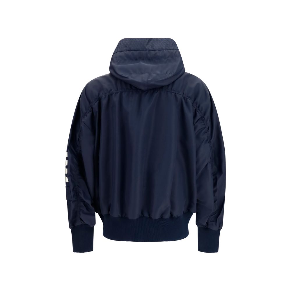 Black Cotton Shell Jacket