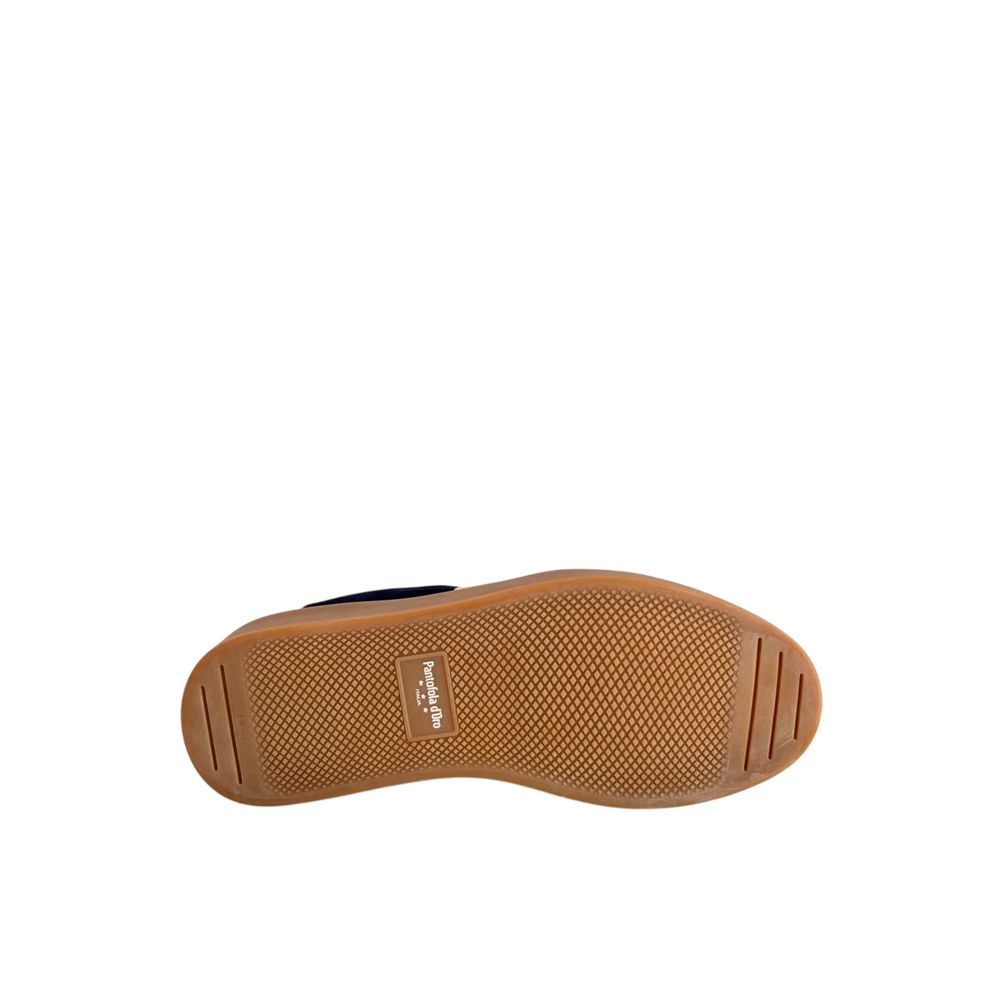 Blue Suede Men Sneakers
