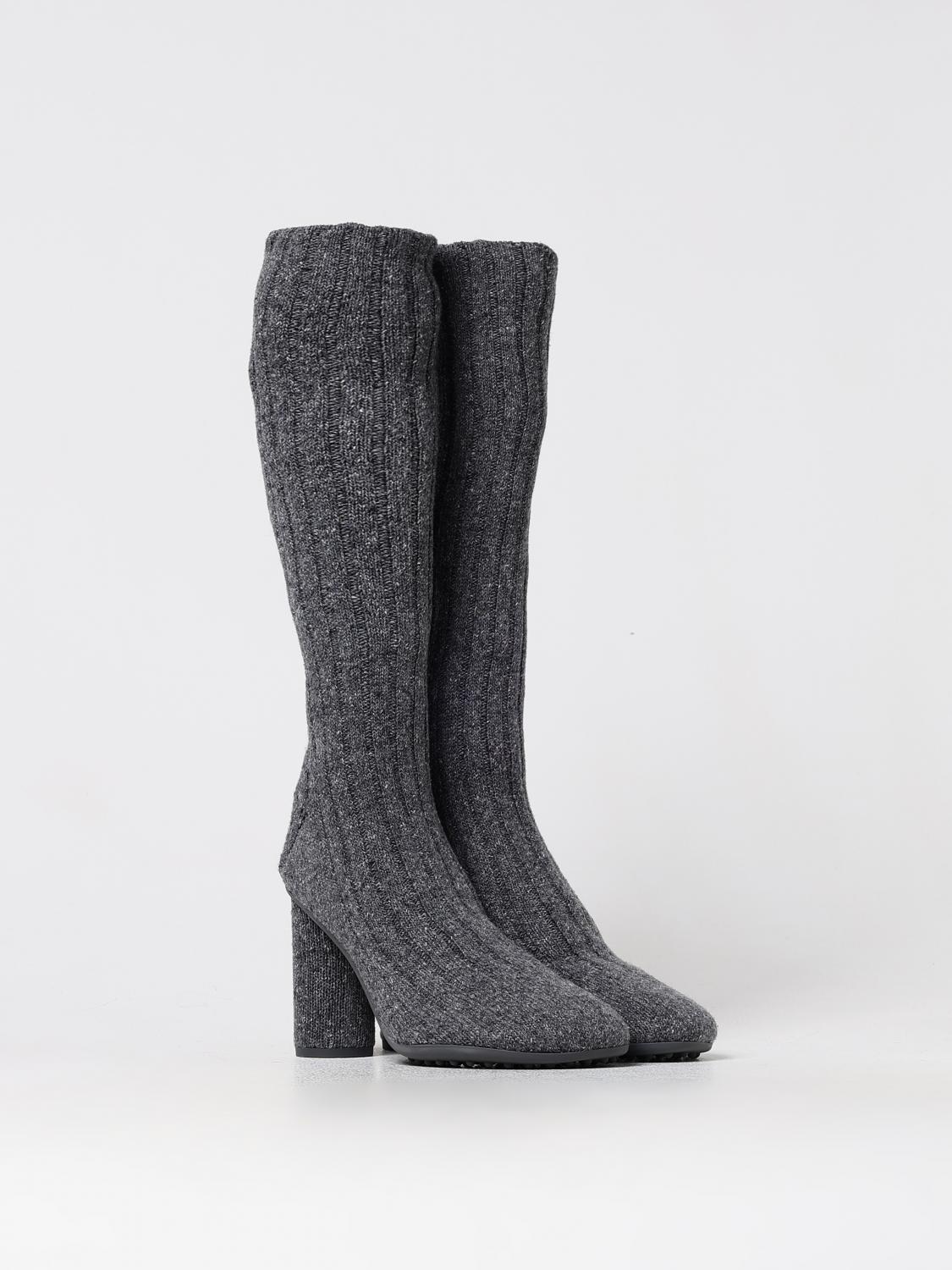 Gray Wool Over The Knee