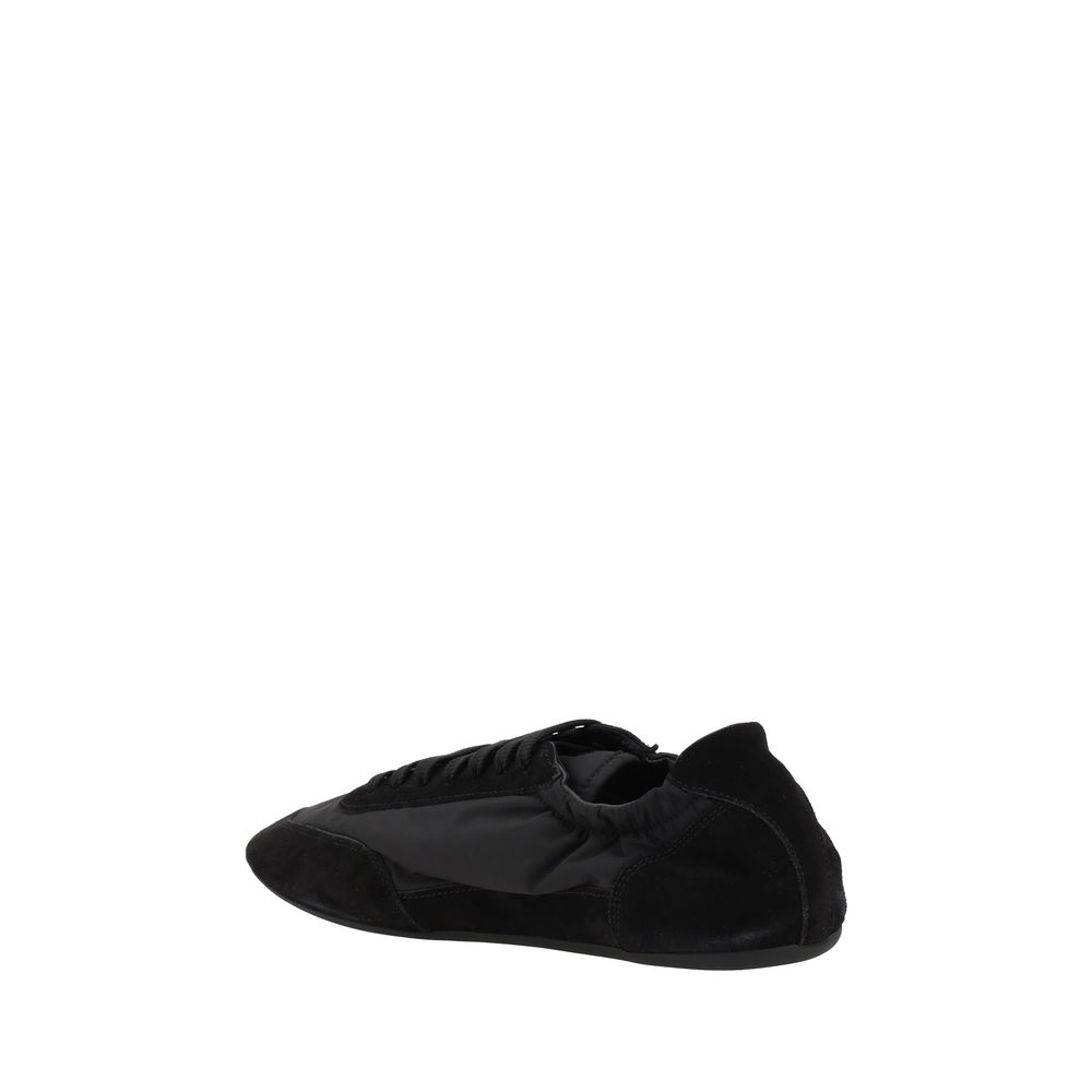 Black Recycled Polyamide Sneakers