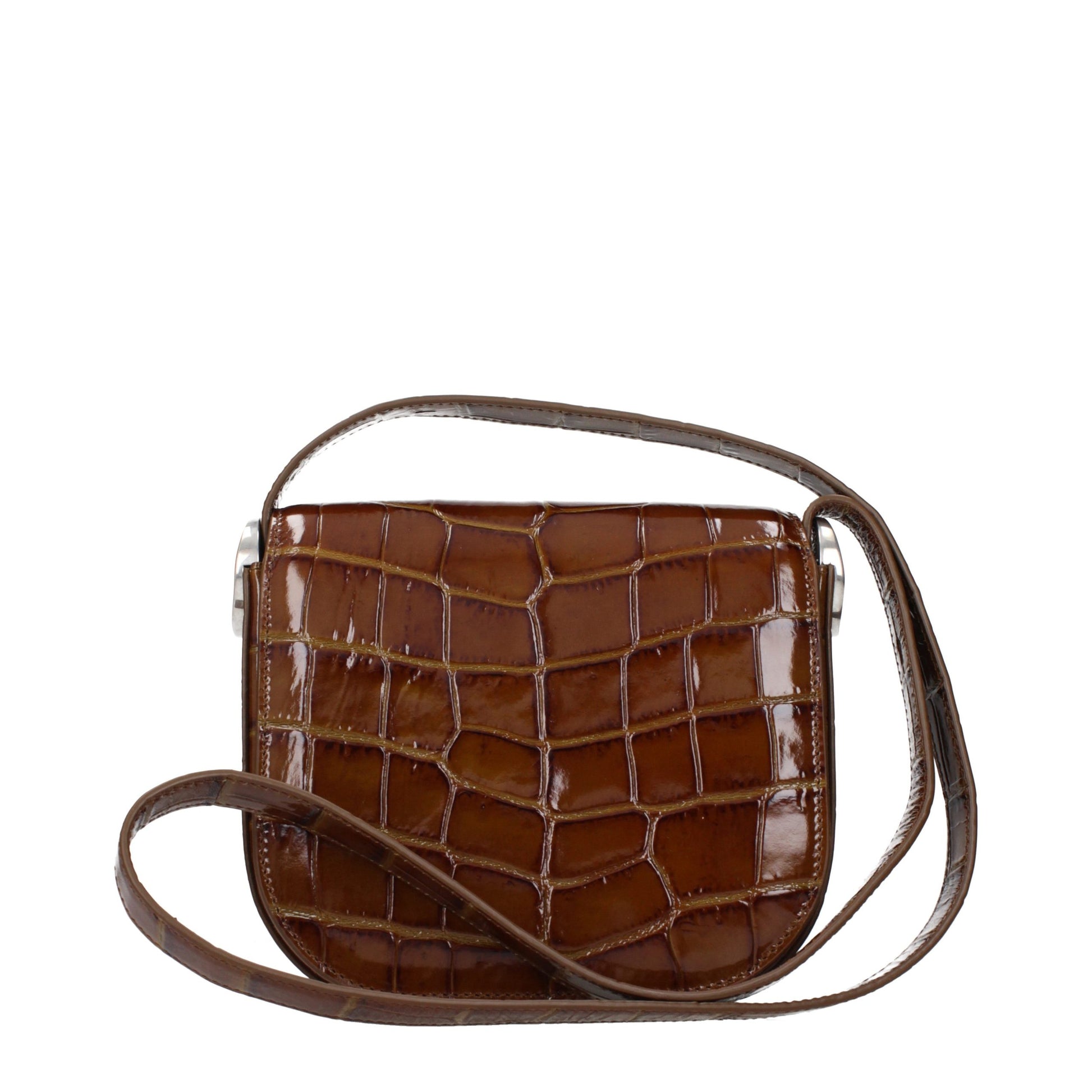 Brown Leather Crossbody Bag