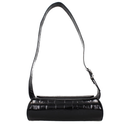 Black Leather Crossbody Bag