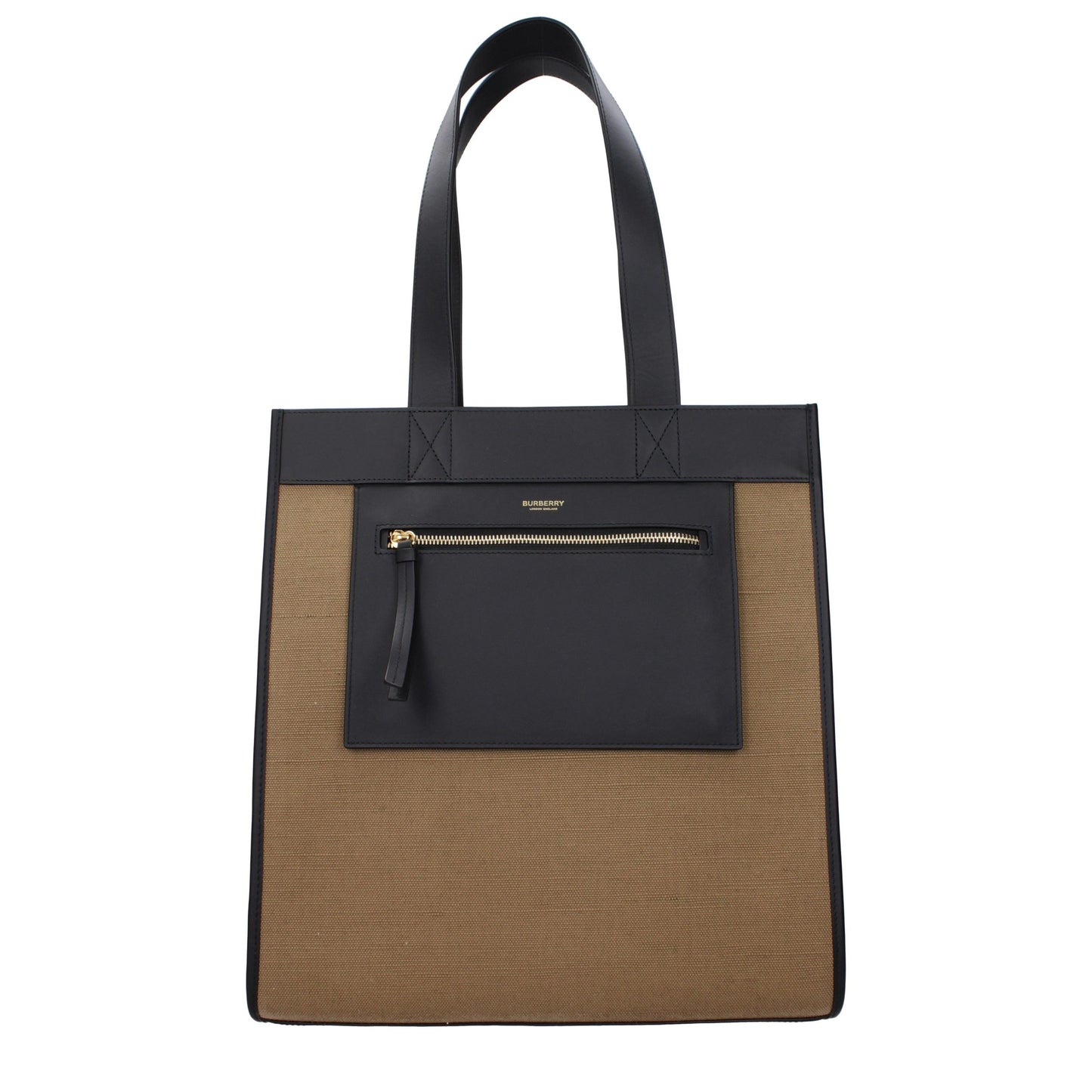 Brown Fabric Shoulder Bag