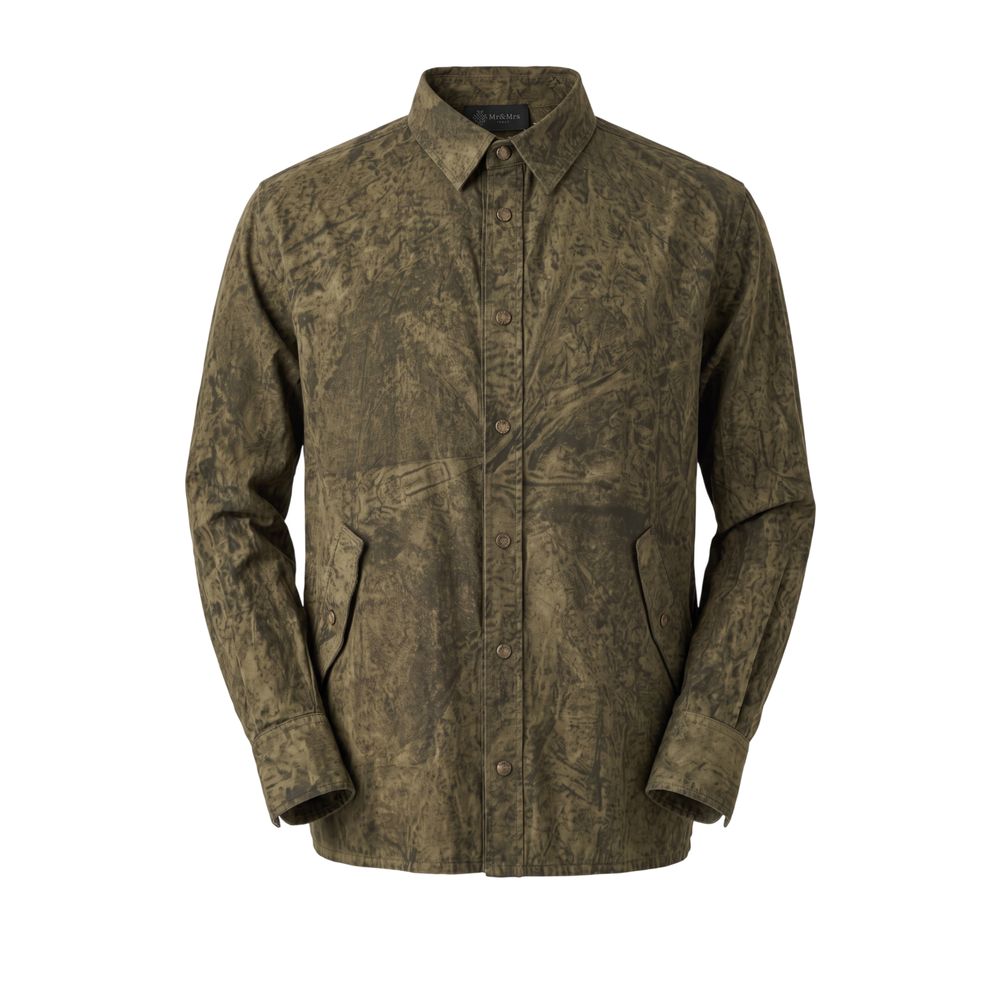 Green Viscose Men's Shirt