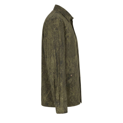 Green Viscose Men's Shirt