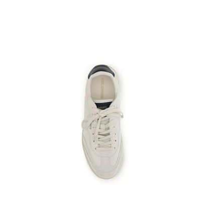 White Calf Leather Bos Taurus Athletic Sneakers