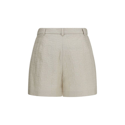 Beige Polyamide Bermuda Shorts