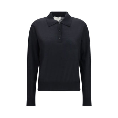 Black Cashmere Polo Shirt