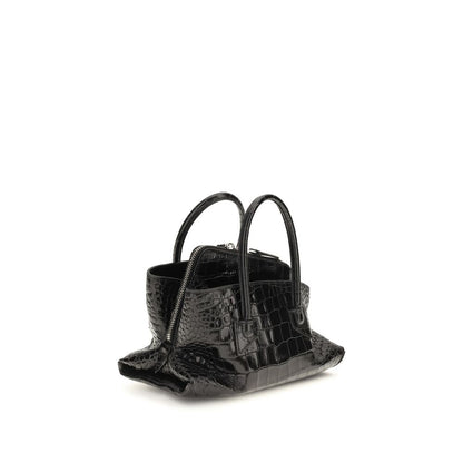 Black Calf Leather Bos Taurus Handbag