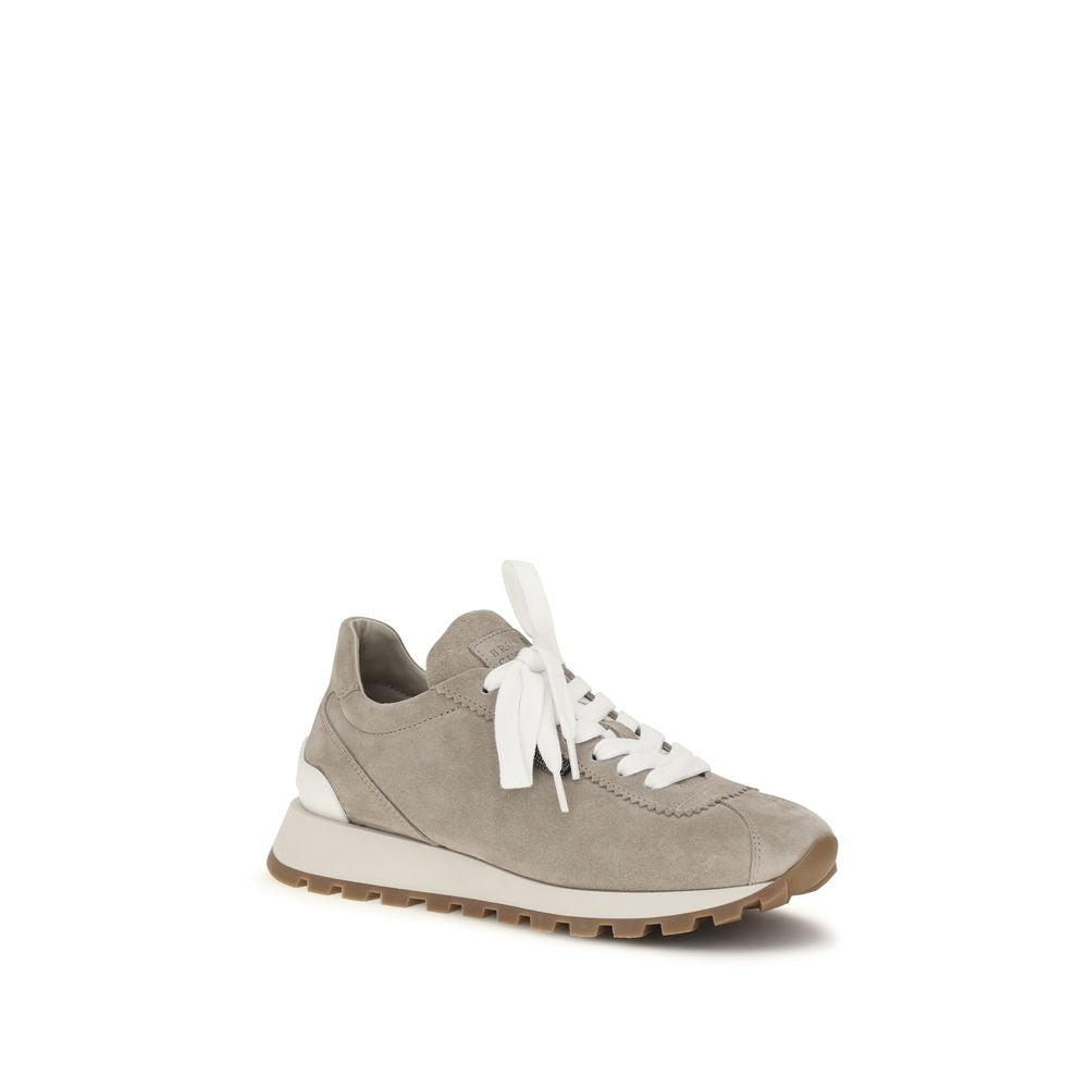 Blue Calf Leather Bos Taurus Athletic Sneakers