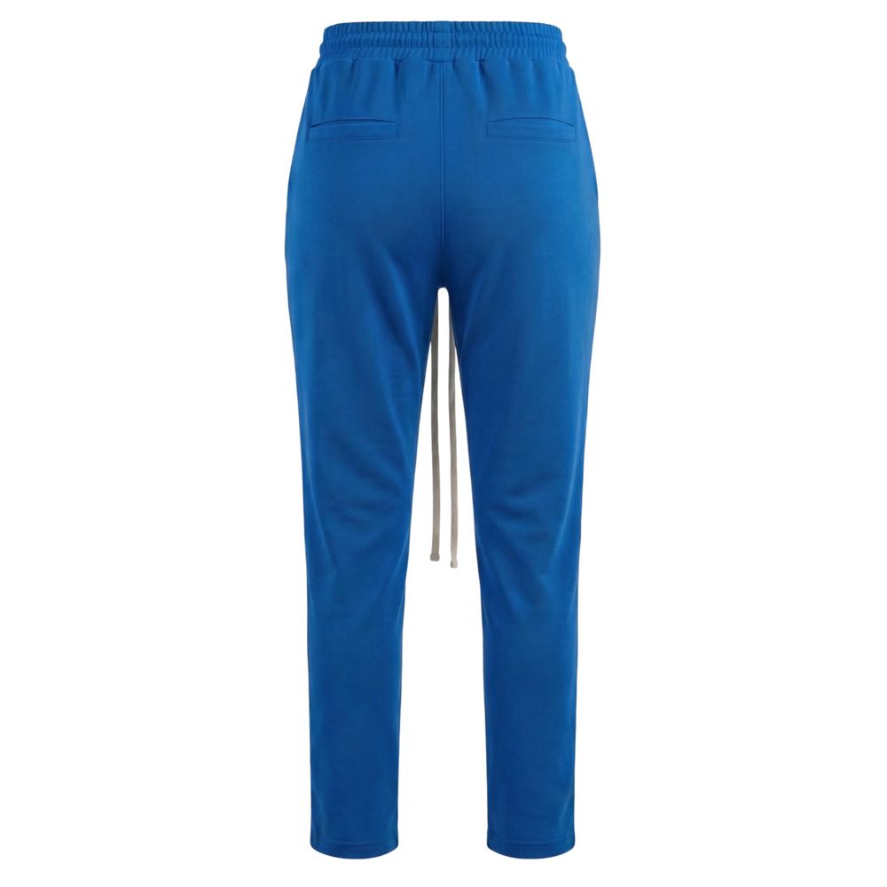 Blue Viscose Women Pants