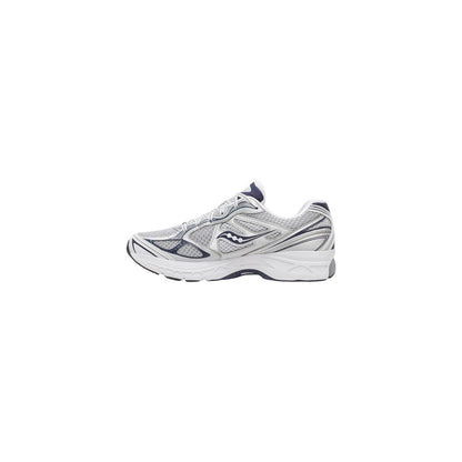 Gray Synthetic Athletic Sneakers