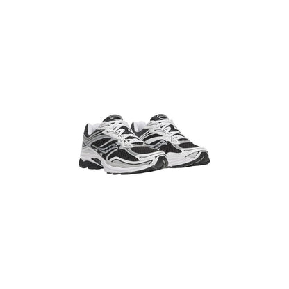 Black And White Synthetic Athletic Sneakers