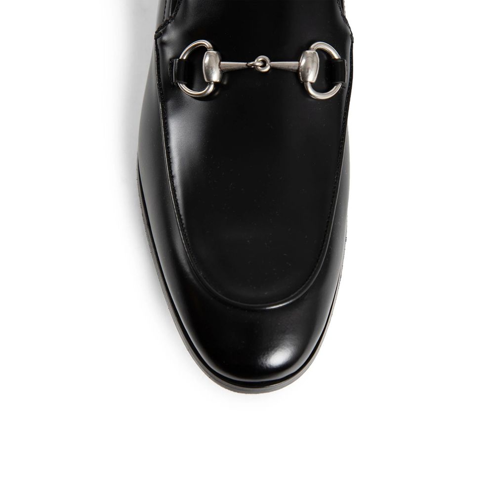 Black Calfskin Slip-On Loafers