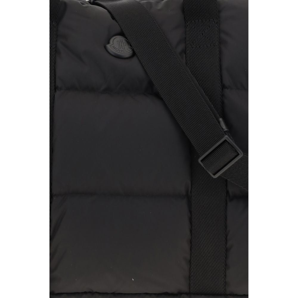 Black Polyester Shoulder Bag