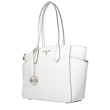 White Leather Shoulder Bag