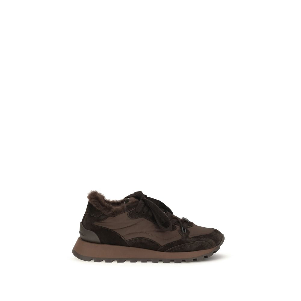 Black Calf Leather Bos Taurus Athletic Sneakers