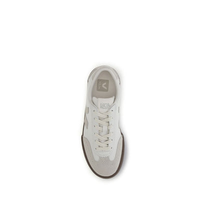 White Calf Leather Bos Taurus Sneakers