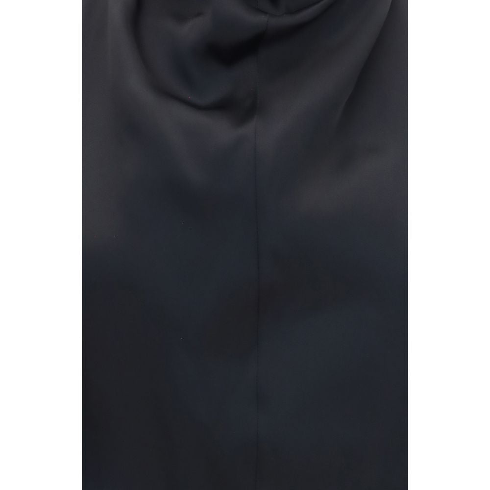Black Acetate Blouse