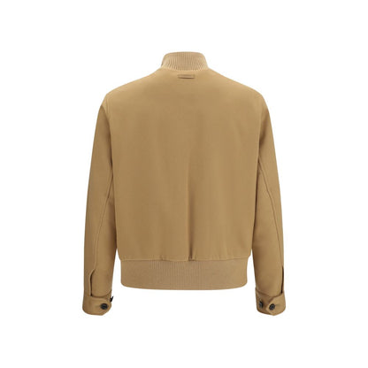 Beige Wool Oves Aries Full-Length Jacket