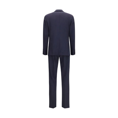 Blue Wool Oves Aries Two-Piece Suit