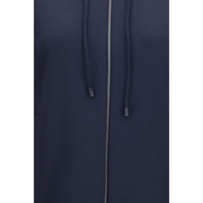 Blue Polyamide Sweatshirt