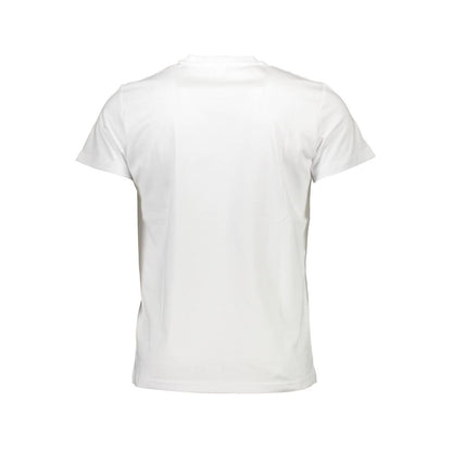 White Cotton Mens T-Shirt