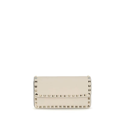 Beige Calf Leather Bos Taurus Wallet
