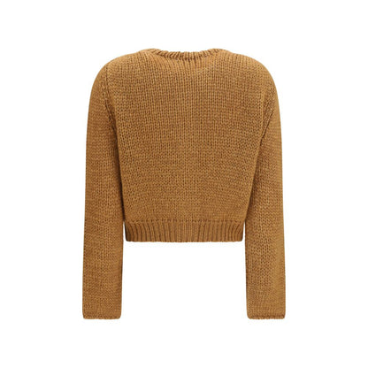 Brown Silk Cardigan