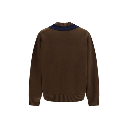 Brown Wool Oves Aries Sweatshirt