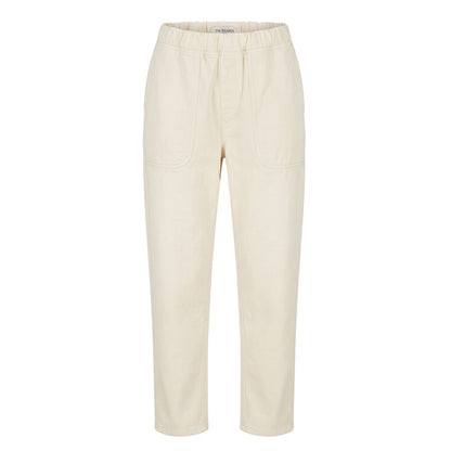 Beige Cotton Men Pants