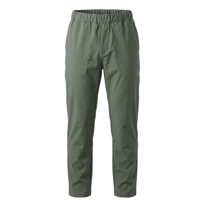 Green Cotton Men Pant